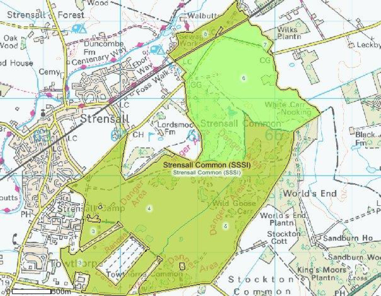 Map of Strensall